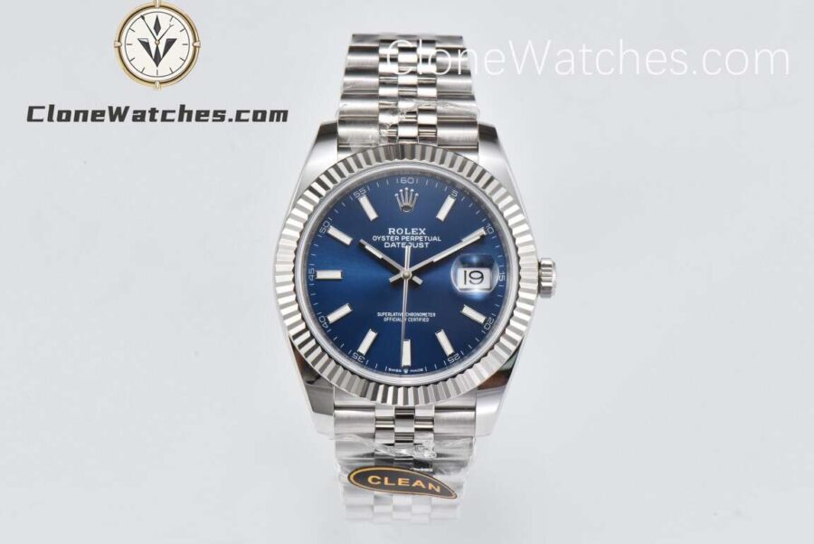 Super Clone Watches – Rolex DateJust Blue Dial M126334 – Jubilee