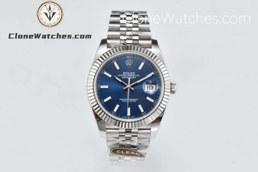 Super Clone Watches – Rolex DateJust Blue Dial M126334 – Jubilee