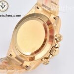 Rolex Super Clone Watches 1:1 Daytona 18K Gold Black Diamond Dial M116508-0016 4130 Movement - Image 9