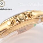 Rolex Super Clone Watches 1:1 Daytona 18K Gold Black Diamond Dial M116508-0016 4130 Movement - Image 8
