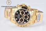 Super Clone Watches - Rolex Daytona Gold Black Diamonds M116508-0016