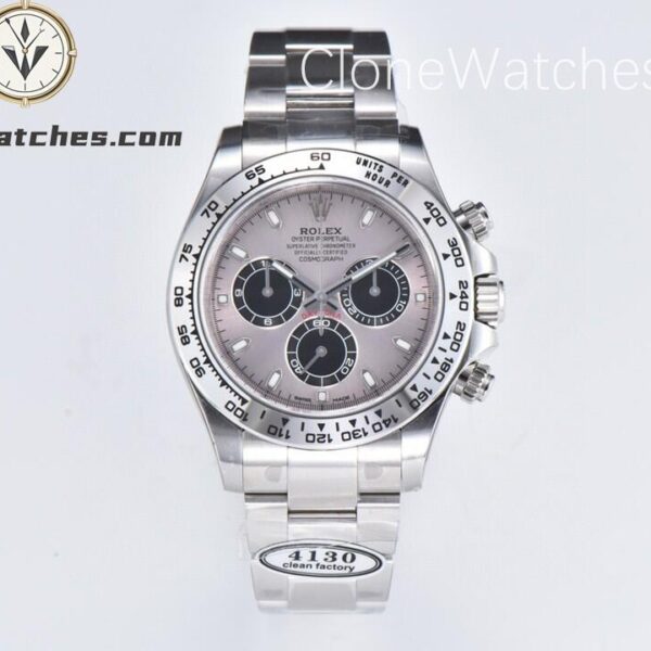 Super Clone Watches – Rolex Daytona Silver Grey Dial m116509-0072