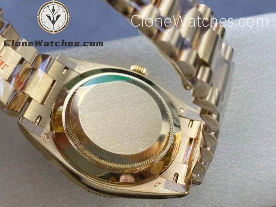 Rolex Super Clone Watches 1:1 Day Date 18K Gold Green Roman Dial 40mm m228238 3255 Movement - Image 7