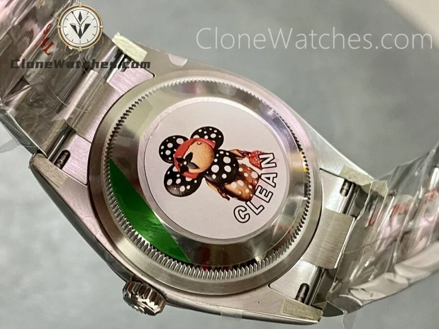 Rolex Super Clone Watches 1:1 Oyster Perpetual Red Dial 41mm M124300 3230 Movement - Image 7