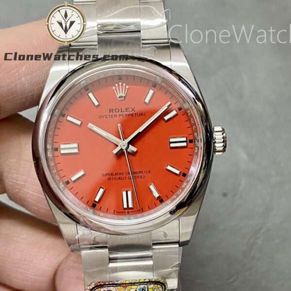 Super Clone Watches – Rolex Oyster Perpetual Red Dial M124300