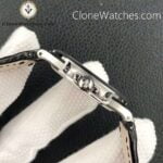 Patek Philippe Super Clone Watches 1:1 Nautilus 5711 Green Dial Black Leather Strap - Image 5