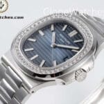 Patek Philippe Super Clone Watches 1:1 Nautilus 5713 Blue Dial Diamond - Image 2