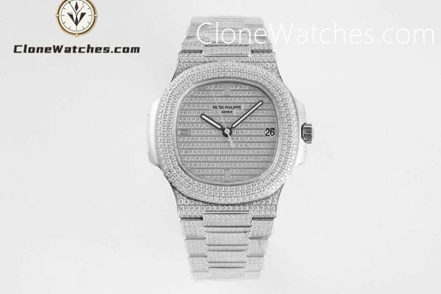 Super Clone Watches – Patek Philippe Nautilus 5719/10G Diamond