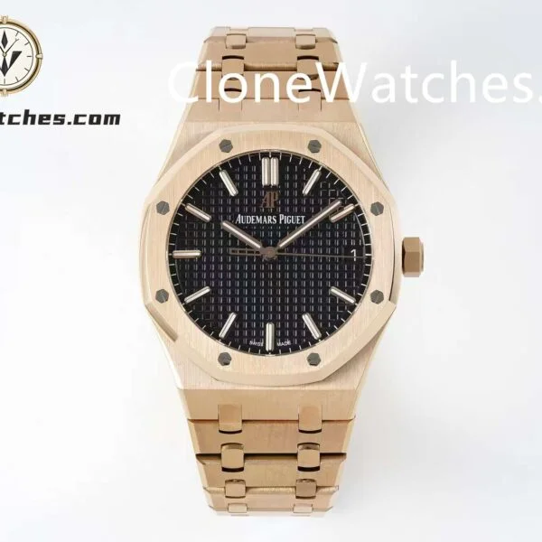 Super Clone Watches – Audemars Piguet Royal Oak Rose Gold 15500