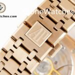 Audemars Piguet Super Clone Watches 1:1 Royal Oak Rose Gold 15500 Black Dial - Image 9