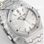 Audemars Piguet Super Clone Watches 1:1 Royal Oak Frost 15500 White Dial - Image 2