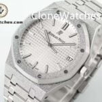 Audemars Piguet Super Clone Watches 1:1 Royal Oak Frost 15500 White Dial - Image 3