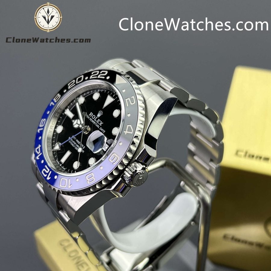 Rolex Super Clone Watches 1:1 BATMAN GMT Master II M126710blnr Oyster 3285 Movement - Image 3