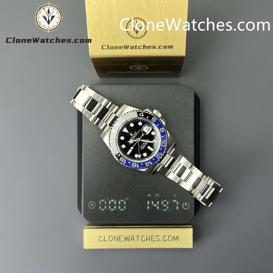 Rolex Super Clone Watches 1:1 BATMAN GMT Master II M126710blnr Oyster 3285 Movement - Image 13