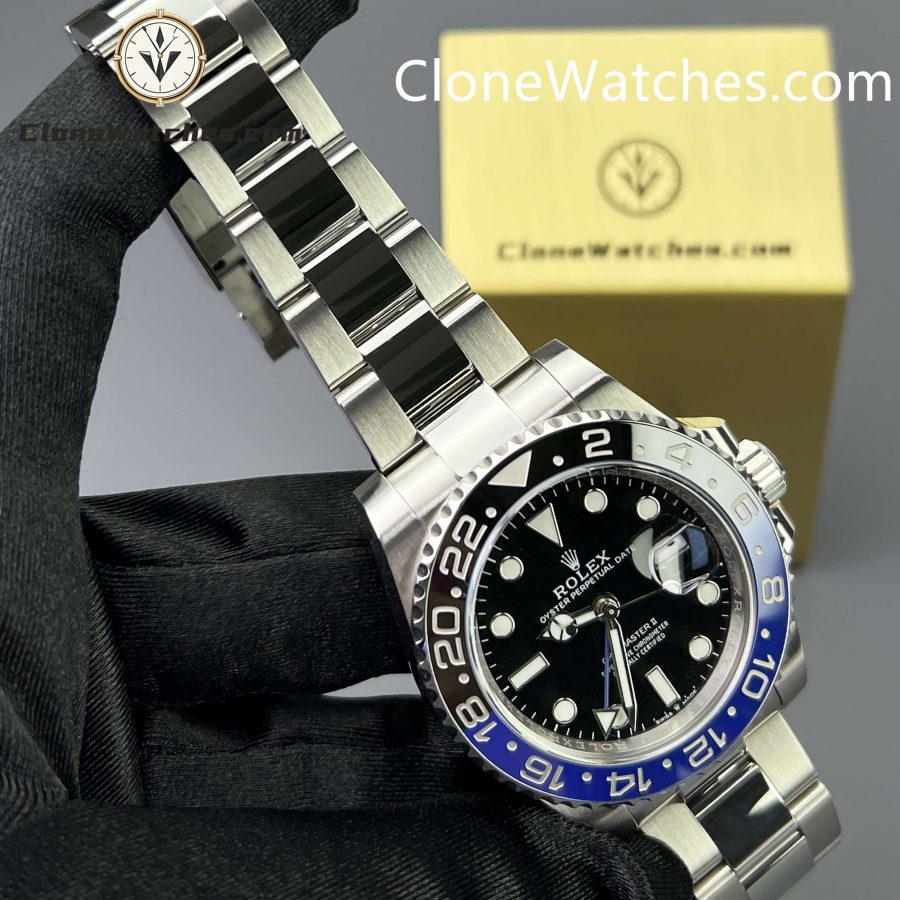 Rolex Super Clone Watches 1:1 BATMAN GMT Master II M126710blnr Oyster 3285 Movement - Image 5