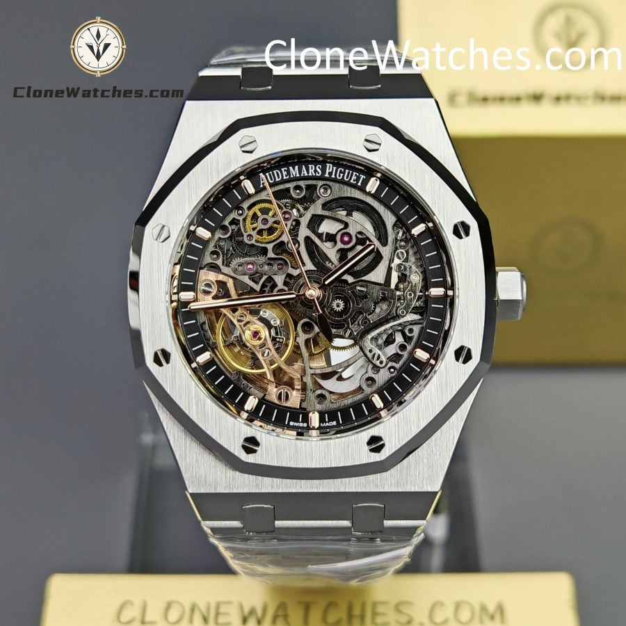 Audemars Piguet Super Clone Watches 1:1 Royal Oak 15407 Skeleton Dial