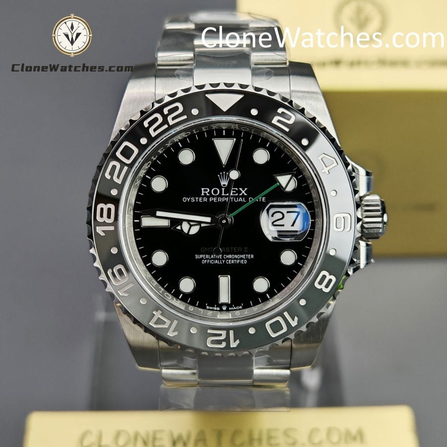 Rolex Super Clone Watches 1:1 Bruce Wayne GMT Master II M126710grnr Oyster 3285 Movement
