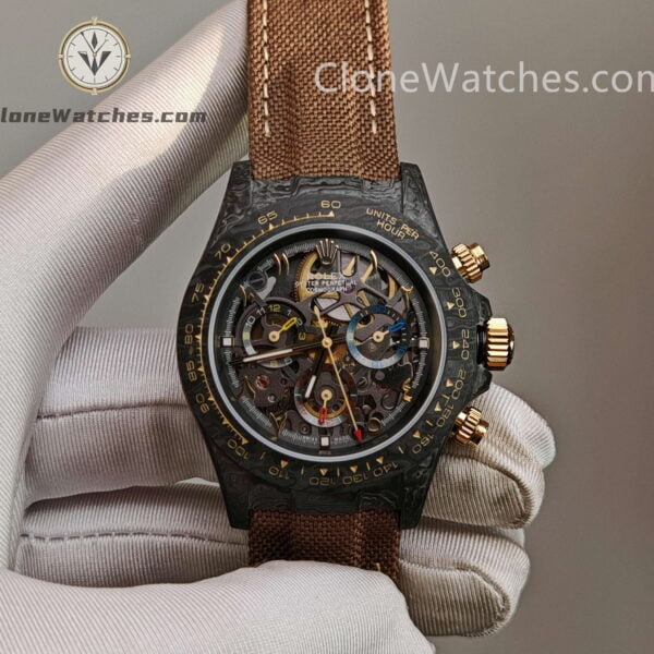 Super Clone Watches– Rolex Daytona DIW Hollow carbon fiber