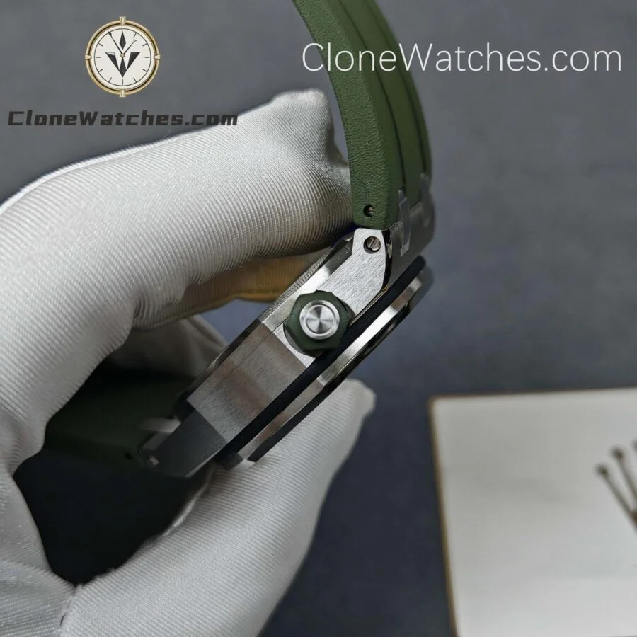 Audemars Piguet Super Clone Watches 1:1 Royal Oak Offshore Diver 15710 Green Dial - Image 7