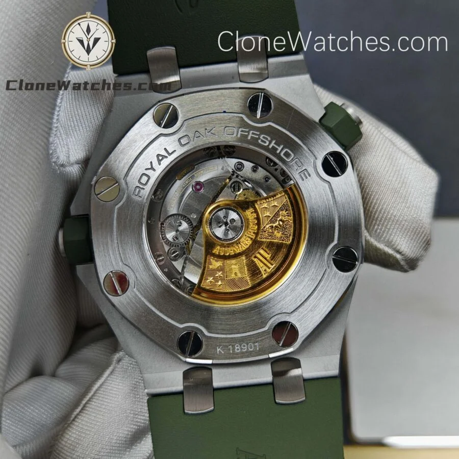 Audemars Piguet Super Clone Watches 1:1 Royal Oak Offshore Diver 15710 Green Dial - Image 9