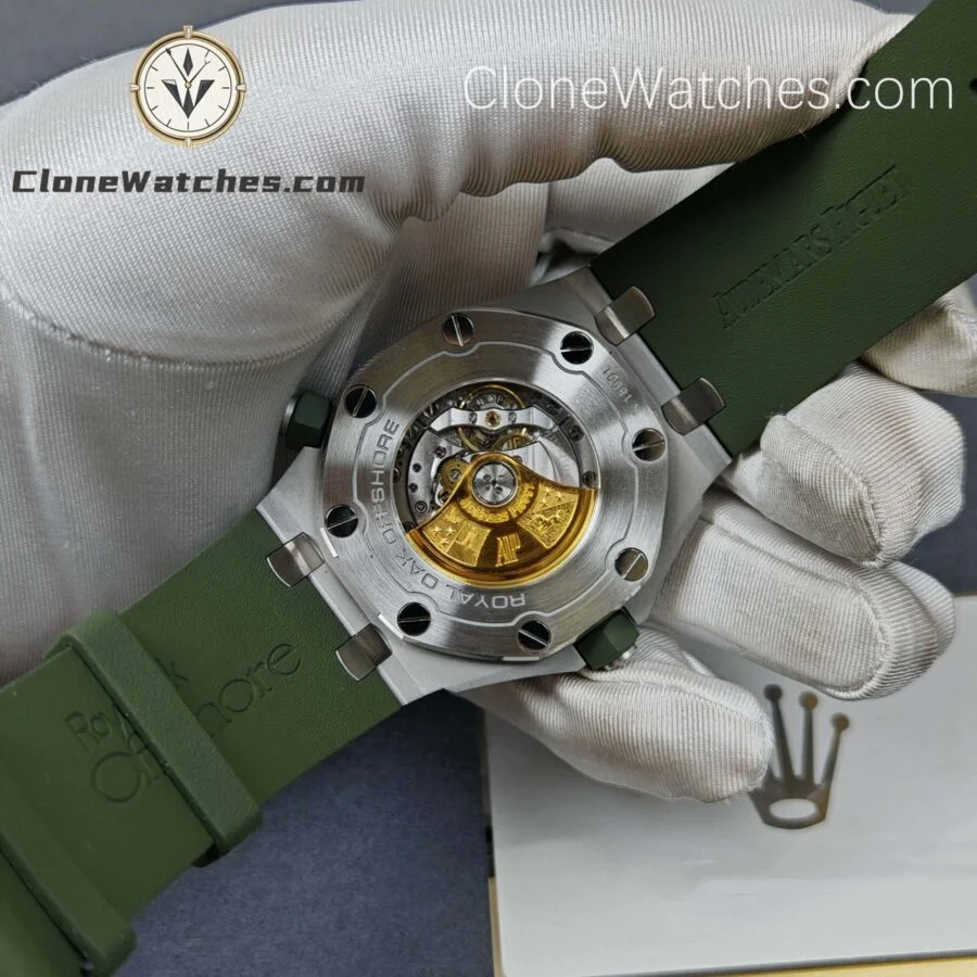 Audemars Piguet Super Clone Watches 1:1 Royal Oak Offshore Diver 15710 Green Dial - Image 10