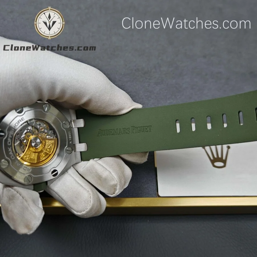 Audemars Piguet Super Clone Watches 1:1 Royal Oak Offshore Diver 15710 Green Dial - Image 11