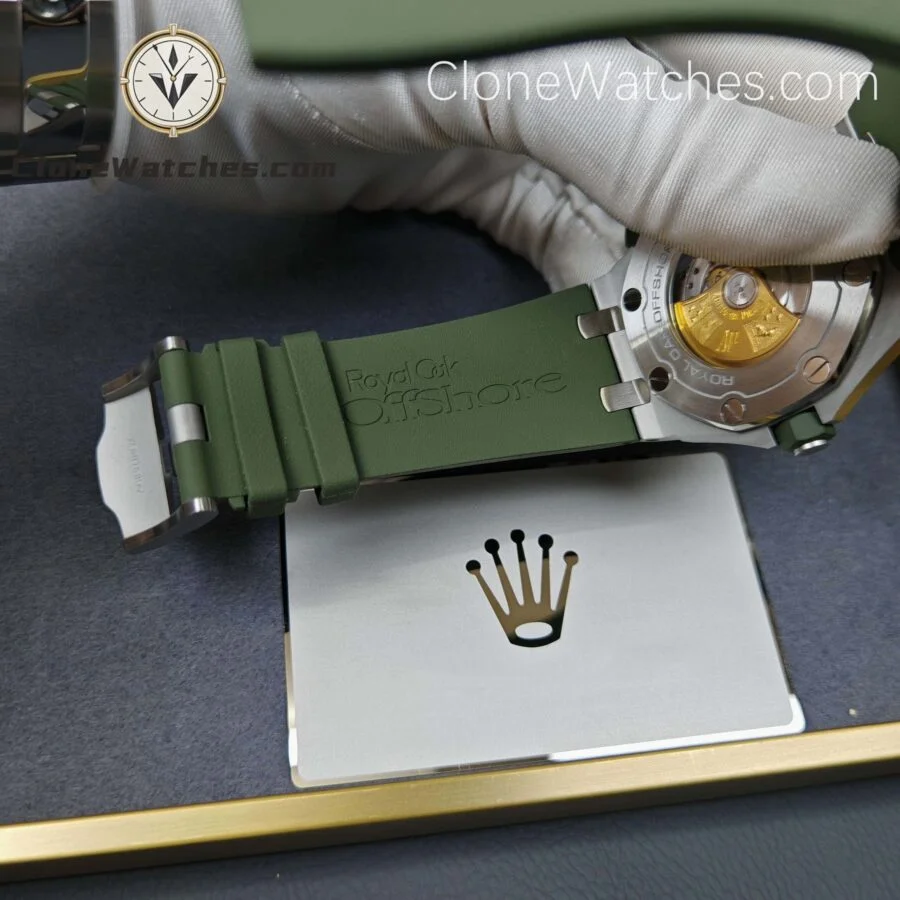 Audemars Piguet Super Clone Watches 1:1 Royal Oak Offshore Diver 15710 Green Dial - Image 12