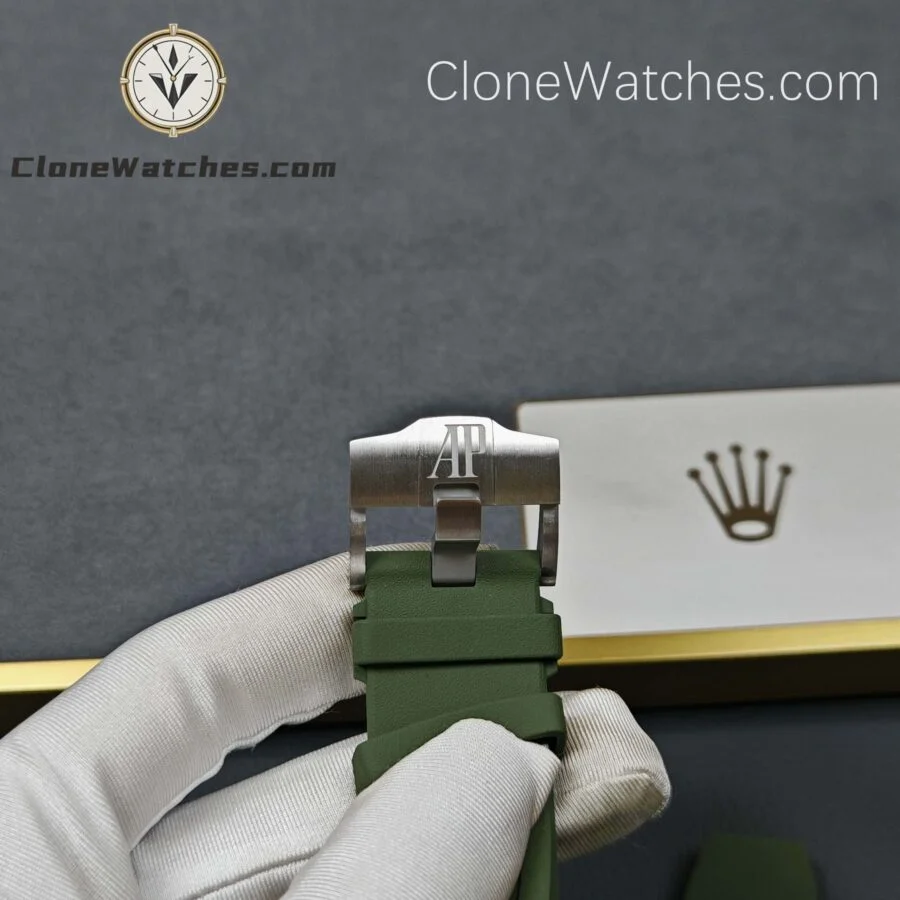 Audemars Piguet Super Clone Watches 1:1 Royal Oak Offshore Diver 15710 Green Dial - Image 15