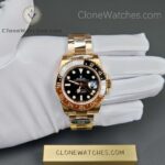 Rolex Super Clone Watches 1:1 Rootbeer GMT Master II M126715chnr Oyster 3285 Movement - Image 4
