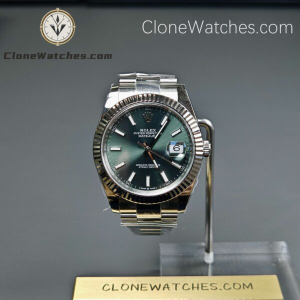 Super Clone Watches – Rolex DateJust Green Dial M126334 – Oyster