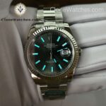 Rolex Super Clone Watches 1:1 DateJust Green Dial m126334-0027 Oyster 41MM 3235 Movement - Image 14