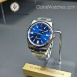 Rolex Super Clone Watches 1:1 Oyster Perpetual Blue Dial 41MM M124300 3230 Movement - Image 2