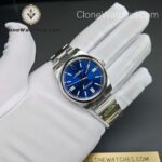 Rolex Super Clone Watches 1:1 Oyster Perpetual Blue Dial 41MM M124300 3230 Movement - Image 4
