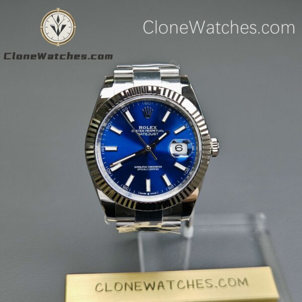 Super Clone Watches – Rolex DateJust Blue Dial M126334 – Oyster