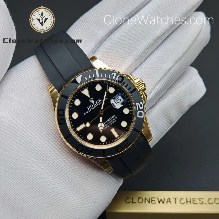 Rolex Super Clone Watches 1:1 Yacht Master 18k  Gold 226658 3235 Movement - Image 5