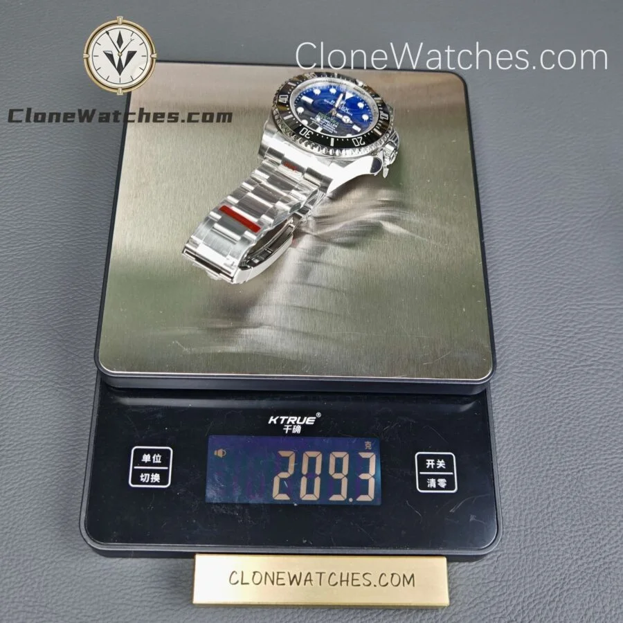 Rolex Super Clone Watches 1:1 Deepsea Sea Dweller Gradient Blue Dial M126660 3235 Movement - Image 15