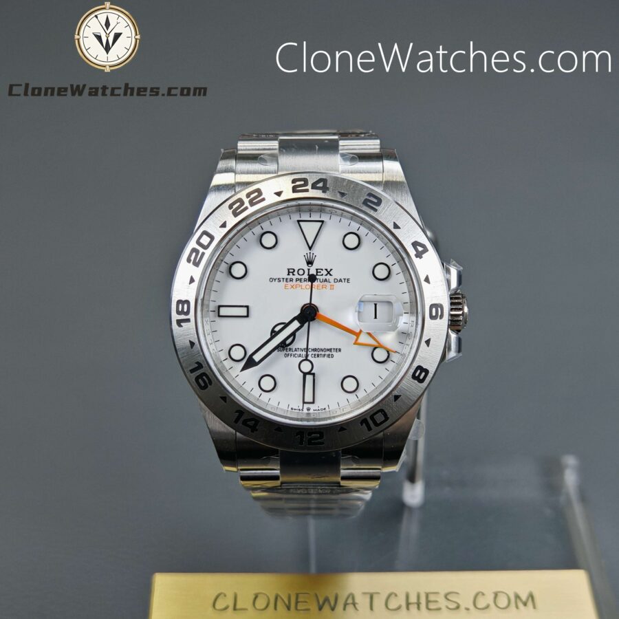 Super Clone Watches – Rolex Explore II White Dial M226570