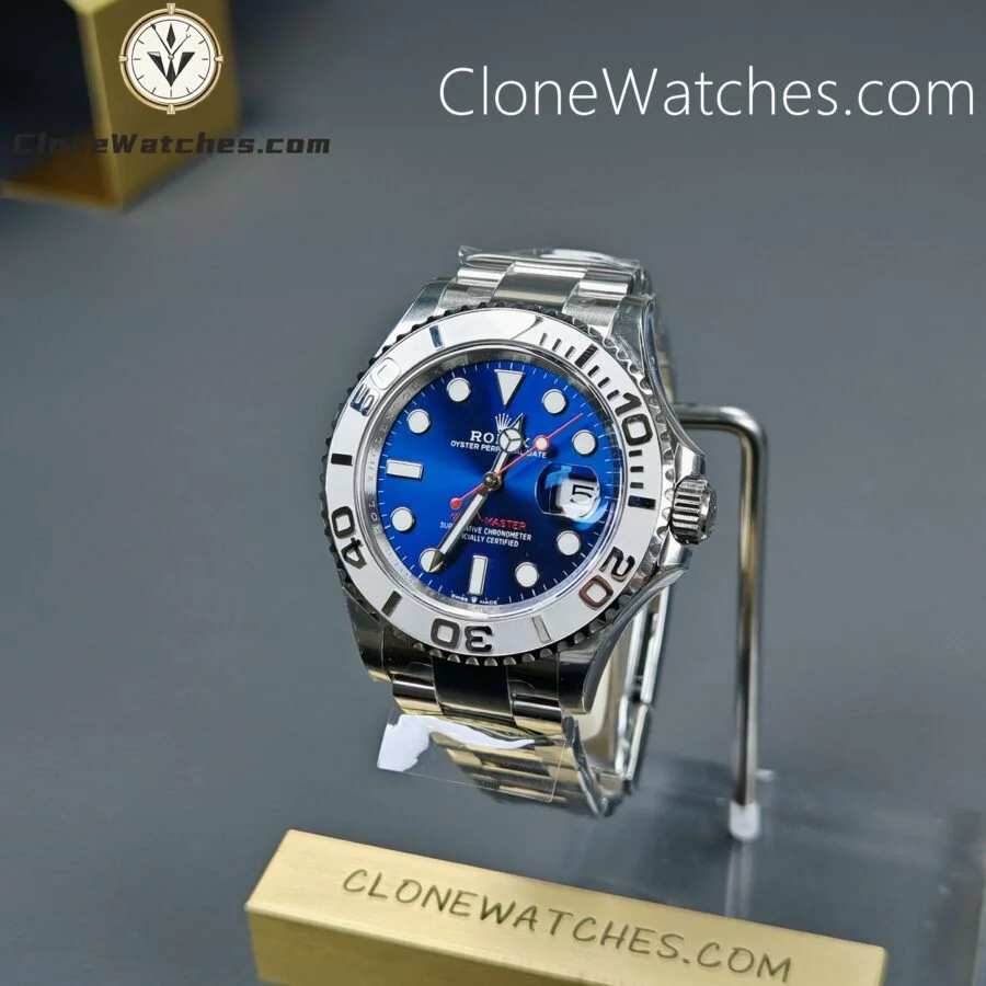 Rolex Super Clone Watches 1:1 Yacht Master Blue Dial M126622-0002 3235 Movement - Image 3