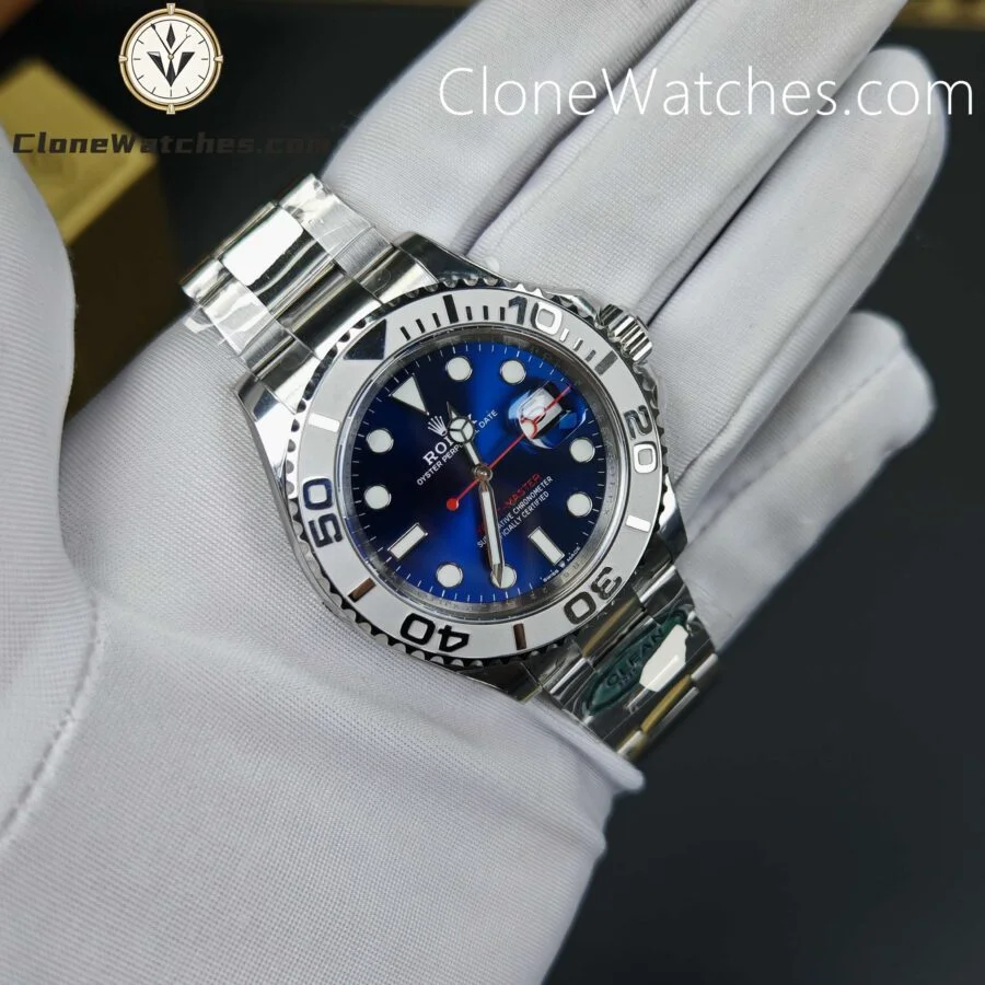 Rolex Super Clone Watches 1:1 Yacht Master Blue Dial M126622-0002 3235 Movement - Image 5