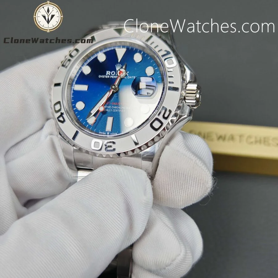 Rolex Super Clone Watches 1:1 Yacht Master Blue Dial M126622-0002 3235 Movement - Image 6