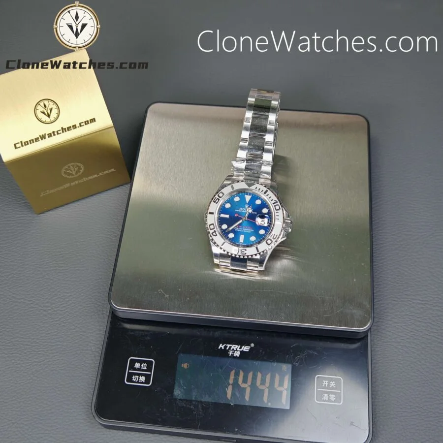 Rolex Super Clone Watches 1:1 Yacht Master Blue Dial M126622-0002 3235 Movement - Image 14