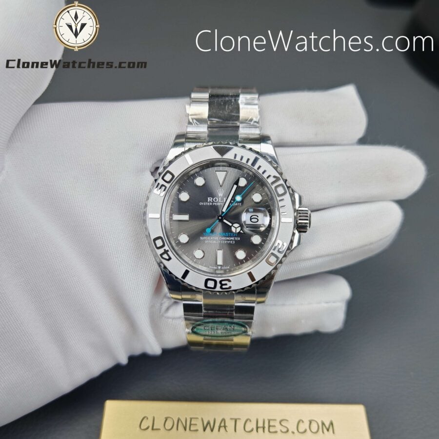 Super Clone Watches - Rolex Yacht Master Rhodium White Dial M126622-0001