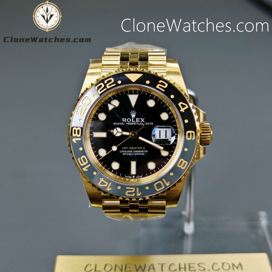 Super Clone Watches – Rolex GMT Master II m126718grnr Jubilee