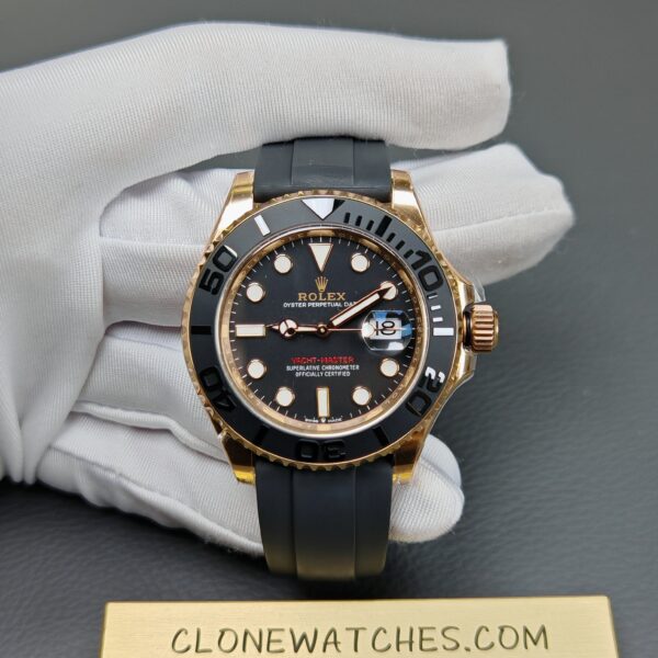 Rolex Super Clone Watches 1:1 Yacht Master 18k Rose Gold 226658 3235 Movement