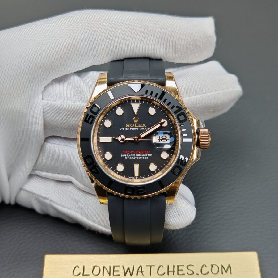 Rolex Super Clone Watches 1:1 Yacht Master 18k Rose Gold 226658 3235 Movement