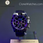 Rolex Super Clone Watches 1:1 Daytona Black Diamond Dial m116519ln-0025 4130 Movement - Image 3