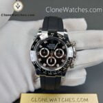 Rolex Super Clone Watches 1:1 Daytona Black Diamond Dial m116519ln-0025 4130 Movement - Image 4