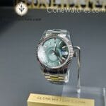 Rolex Super Clone Watches 1:1 Sky Dweller Green Dial Oyster M336934 9002 Movement - Image 3
