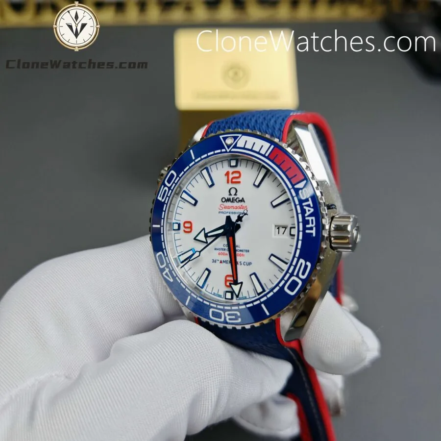 OMEGA Super Clone Watches 1:1 America's Cup Seamaster Planet Ocean 600m 215.32.43.21.04.001 43.5MM - Image 3