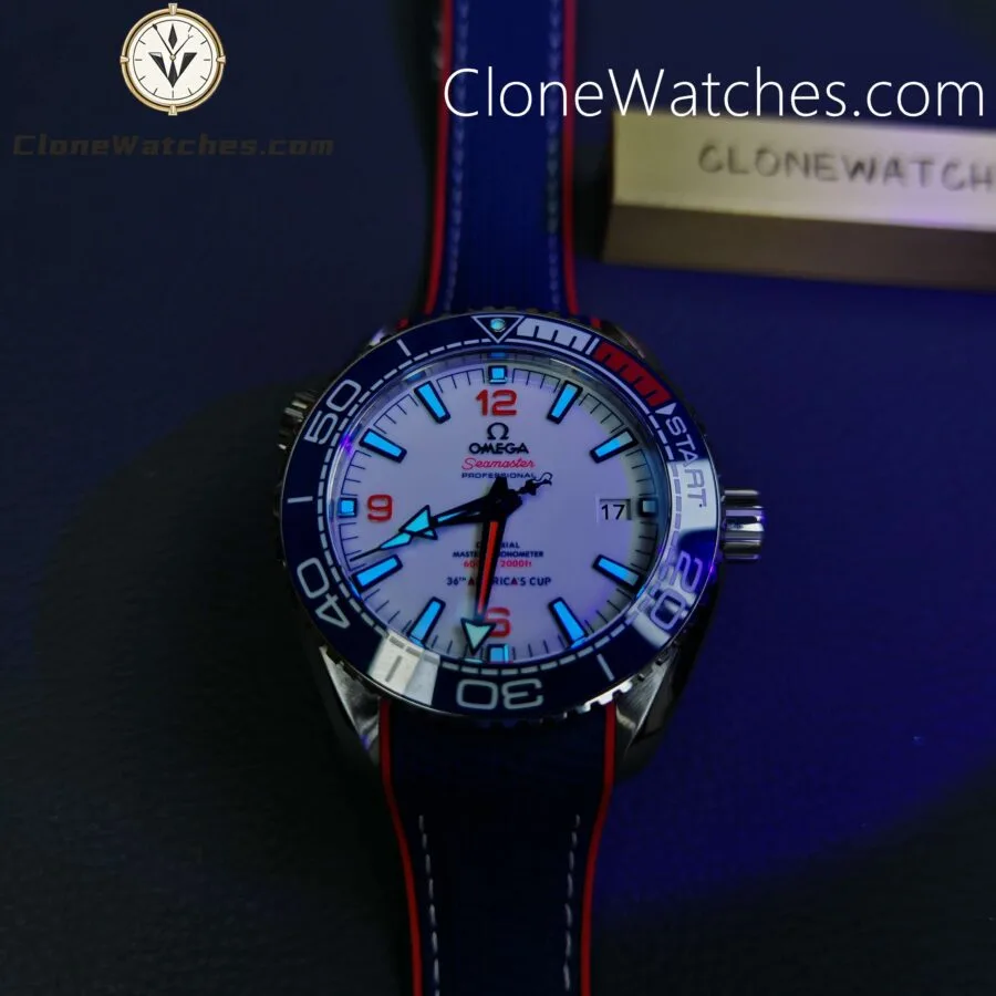 OMEGA Super Clone Watches 1:1 America's Cup Seamaster Planet Ocean 600m 215.32.43.21.04.001 43.5MM - Image 2